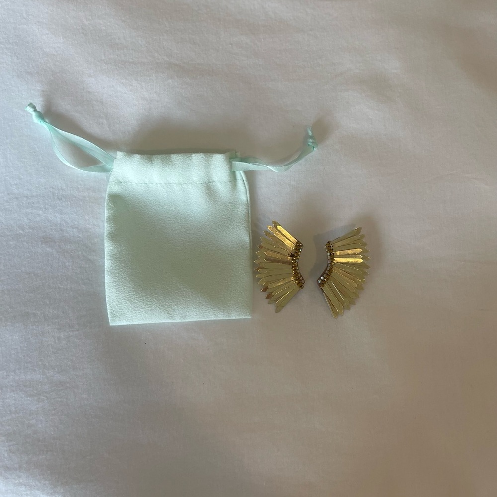 Gold earrings